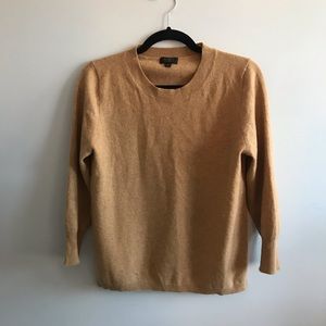 J.Crew Camel Colored Cashmere Sweater